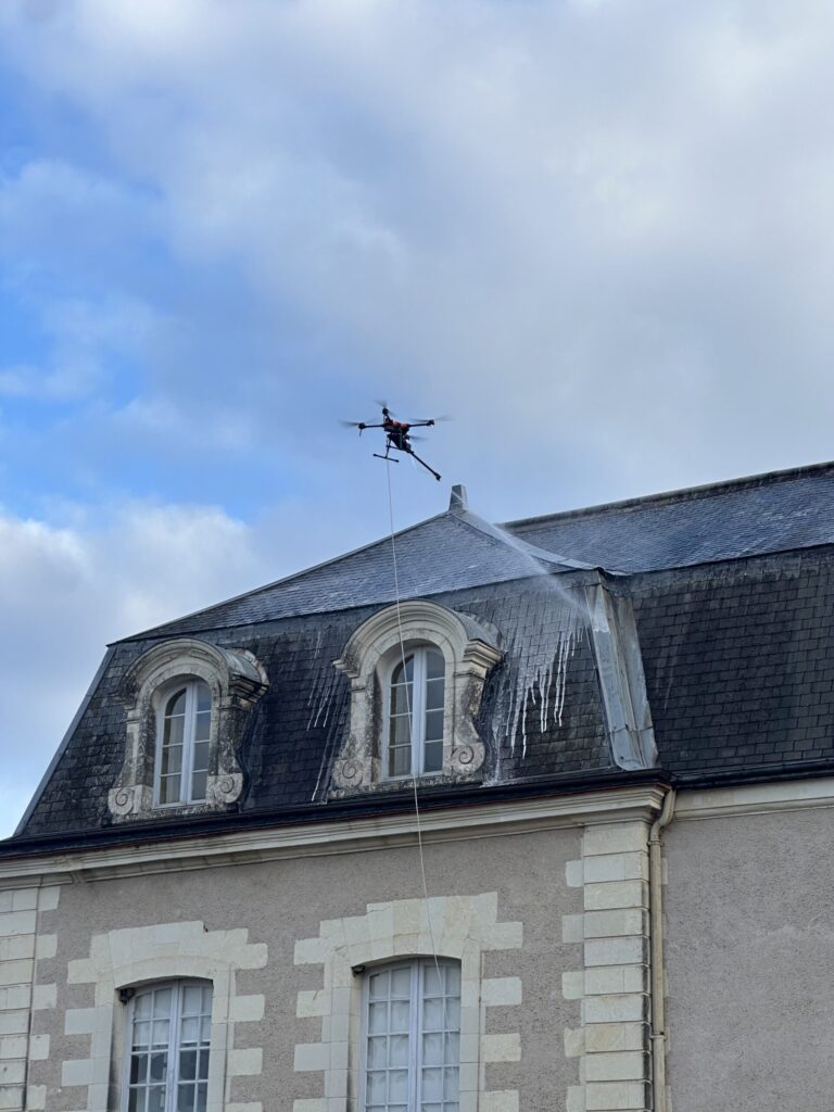 Nettoyage toiture par drone Ille et vilaine