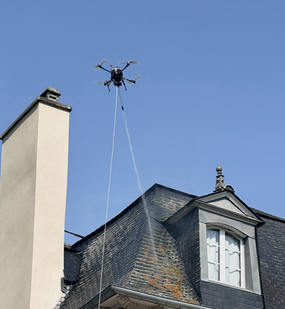 Nettoyage Toiture Bretagne Par drone