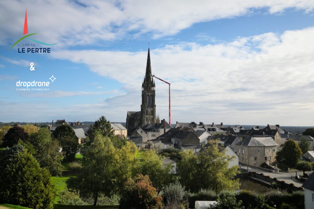 Démoussage d’église en Bretagne : Le pertre 