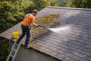 Nettoyer sa toiture seul : bonne ou mauvais idée